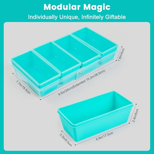 2 Cup Silicone Freezer Molds with Lids (4 Count)