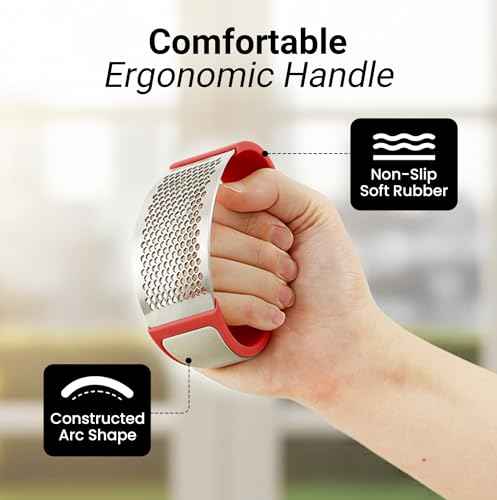 Stainless Steel Garlic Press Rocker Set