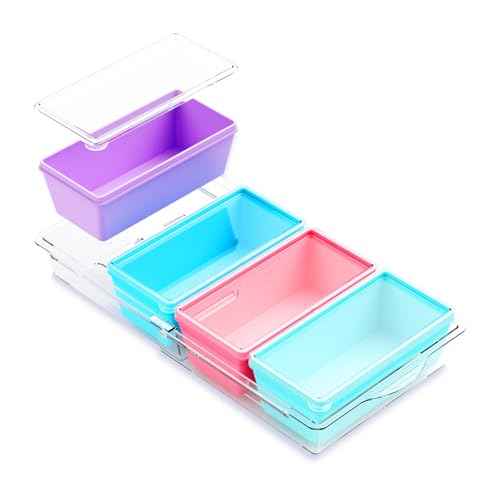2 Cup Silicone Freezer Molds with Lids (4 Count)
