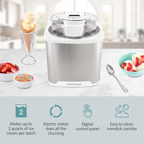 2 Quart Electric Ice Cream Maker (2 Count (Quarts))