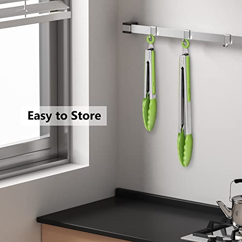2 Pack Silicone Kitchen Tongs (2 Count)