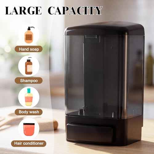 6 Pcs Wall Mounted Soap Dispenser (6 Count)