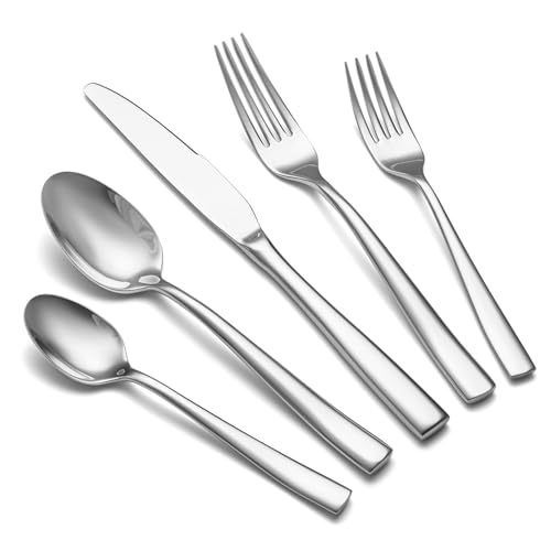 Heavy Duty Silverware Set for 8 (40 Count)