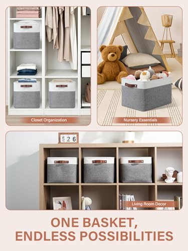 Storage Baskets for Organizing (3 Count)