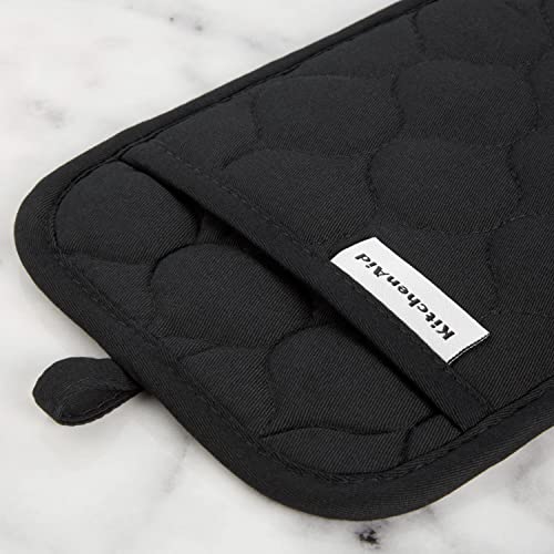 Quilted Cotton Terry Cloth Oven Mitt