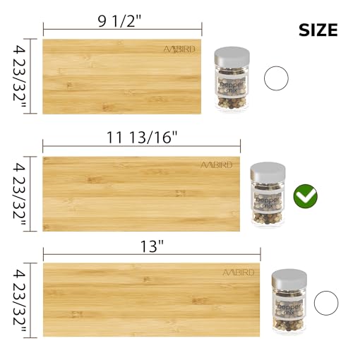 Bamboo Spice Drawer Organizer with Non (8 Count)