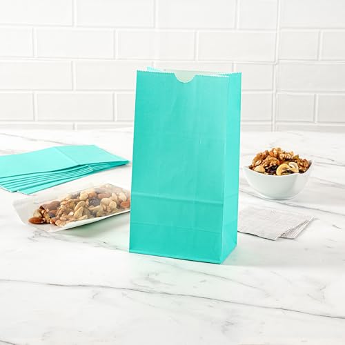 Turquoise Paper Bag (100 Count)