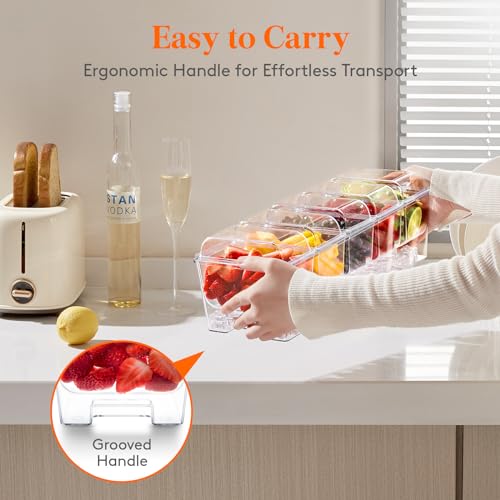 Chilled Condiment Caddy with Spoons