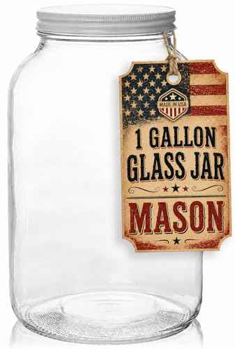 1 Gallon Glass Jar with Lid
