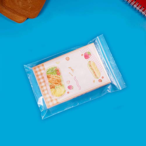 500 Count 6" x 9" Clear Reclosable Zip Plastic Poly Bags 2 Mil for A7 A8 A9 Cards & Envelopes
