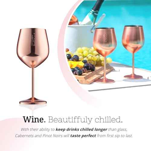 Stainless Steel Wine Glass (2 Count)
