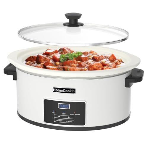 7 Quart Programmable Slow Cooker with Timer Keep Warm