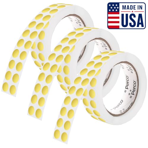 Metallic Gold Perforated Round Circle Dot Sticker 1 (3 Count)