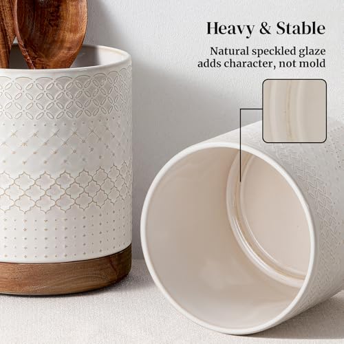 360° Rotating Extra Large Cooking Utensil Holder