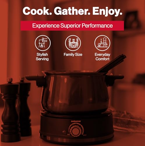 Arolla 10 Pieces Stainless Steel Electric Fondue Set
