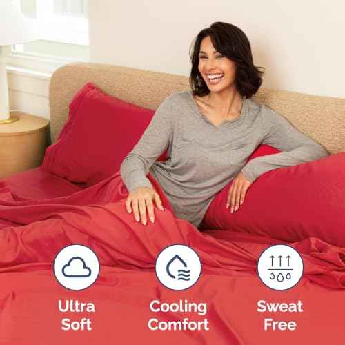 Short Queen Size 4 Piece Bed Sheet Set
