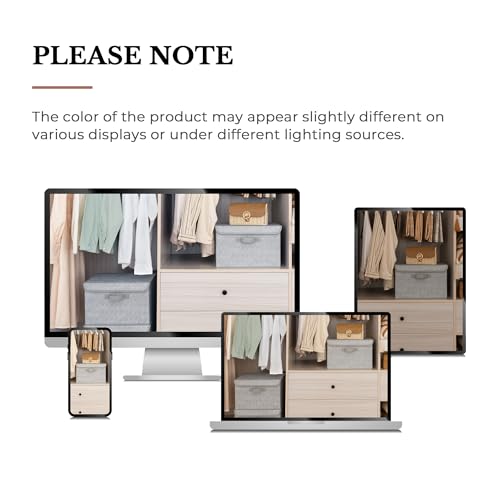 Storage Baskets with Lids (2 Count)