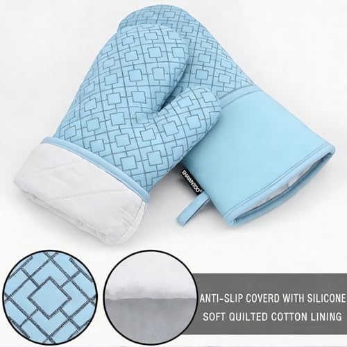 Oven Mitts and Pot Holders Sets 6pcs (6 Count)