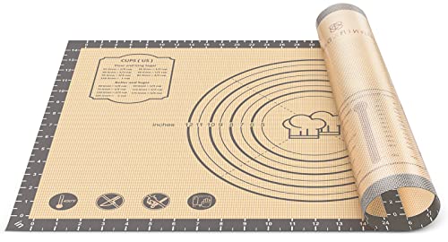 36"x24" Extra Thick Silicone Baking Mat for Pastry and Bread