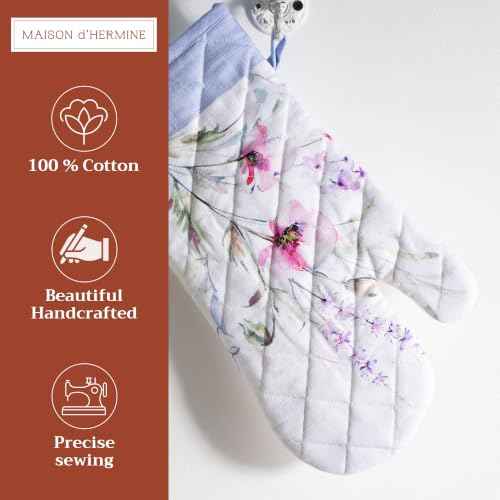 Maison d'Hermine Oven Gloves 100% Cotton Oven Mitt