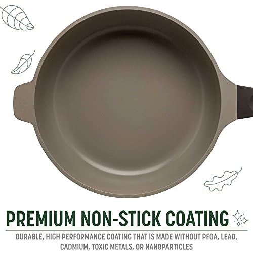 All-in-One Pan, Multilayer Nonstick Cookware Set, High-Performance Construction, Multipurpose Design Replaces Multiple Pots and Pans, Dishwasher Safe, 11-Inch, 4.4-Quart Capacity, Graphite