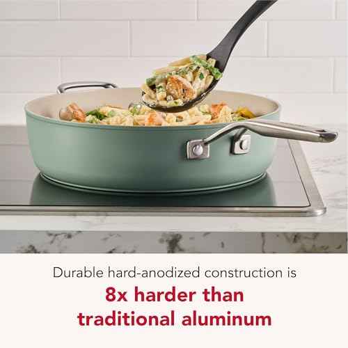 Hard Anodized Non Stick Ceramic Frying Pan 5