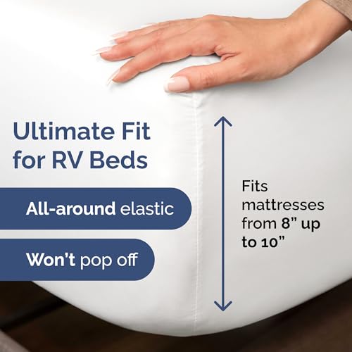Short Queen Size 4 Piece Bed Sheet Set