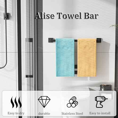 Towel Bar for Bathroom Wall Mounted 24 Inch