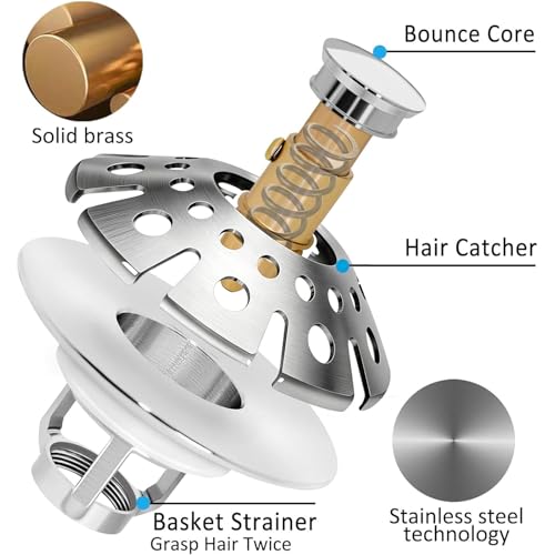 Bathroom Sink Drain Strainer