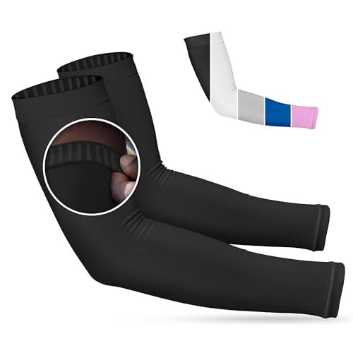 Non Slip Cooling Arm Sleeves for Men & Women