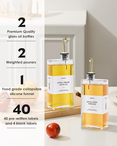 Olive Oil Dispenser For Kitchen (4 Count)