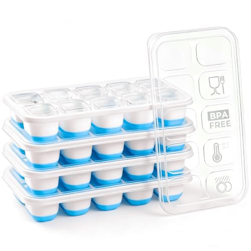 Silicone Ice Cube Tray (4 Count)