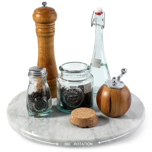 12" Marble Lazy Susan Turntable