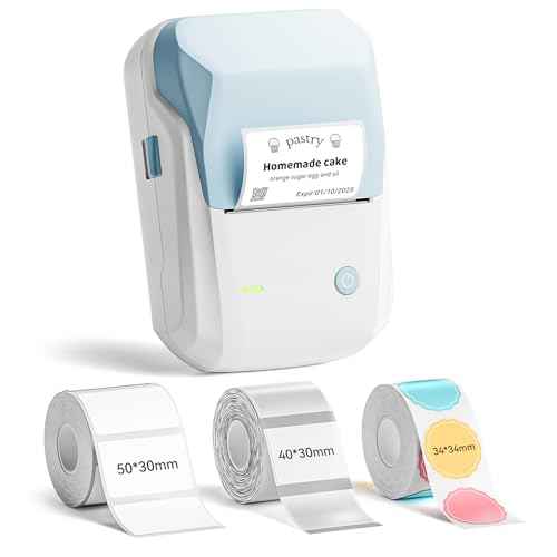 B1 Label Maker Machine with 3 Tapes