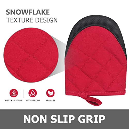 1 Pair Short Oven Mitts