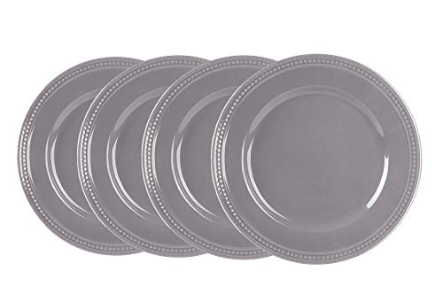 HomeVSS 16 Piece Pearl Dots Stoneware Dinnerware Set