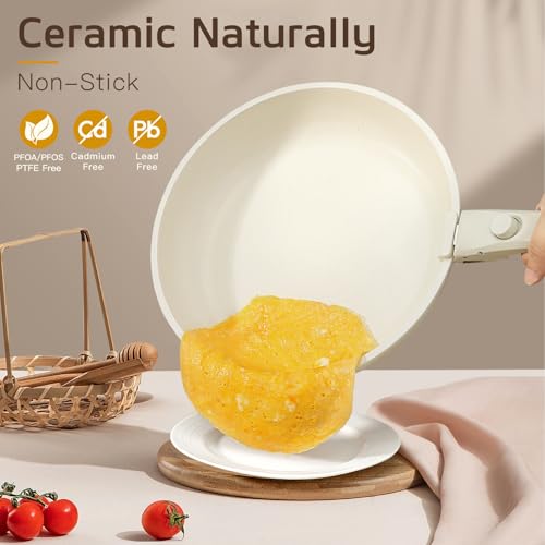 Ceramic Pots and Pans Set Non Stick