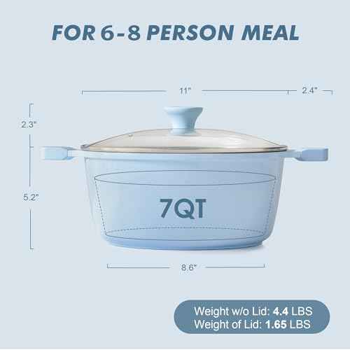 Ceramic Nonstick Stock Pot with Lid