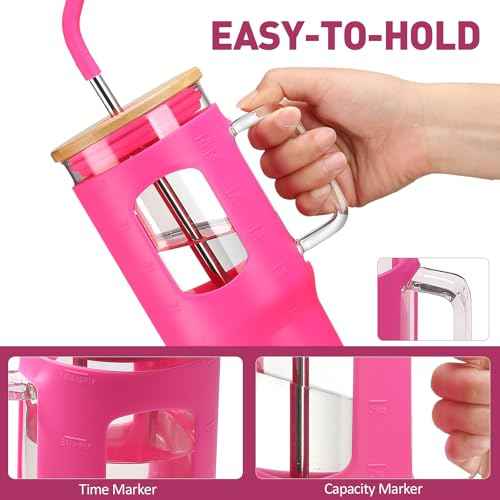Glass Tumbler with Straw & Lid