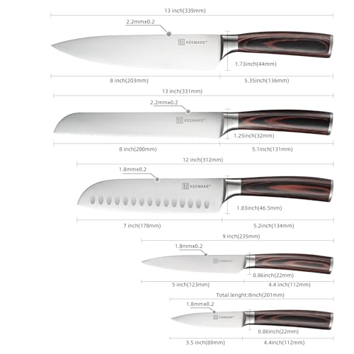 Kitchen Knife Set of 5 (5 Count)