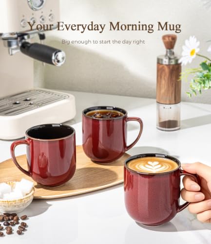 Ceramic Coffee Mugs Set of 6 (6 Count)