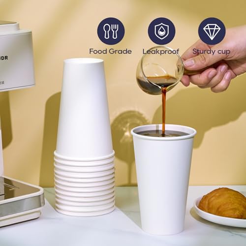 1000 pack Paper Cups 16 oz (1000 Count)