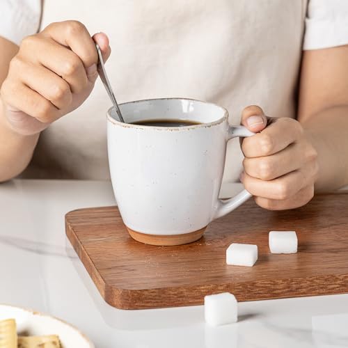 12oz Ceramic Coffee Mugs set of 4 (4 Count)