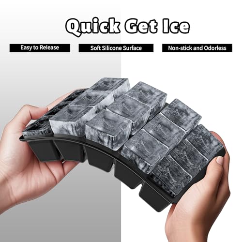 Silicone Ice Cube Tray 3 Pack (3 Count)