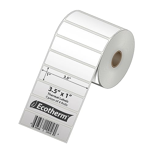 3.5" x 1" Thermal Labels (5360 Count)