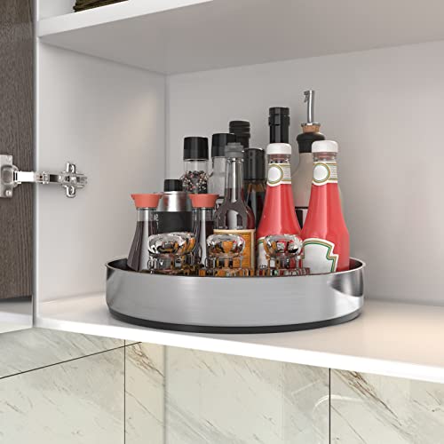 Lazy Susan Turntable Spice Rack Organizer for Kitchen Cabinet