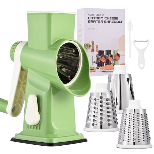 Rotary Cheese Grater Hand Crank Transparent