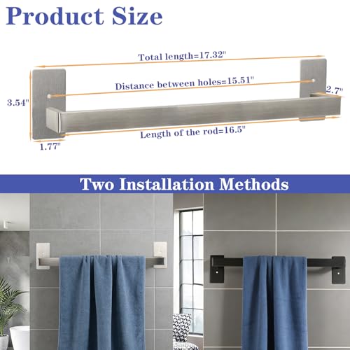 Bathroom Towel Bar Self Adhesive