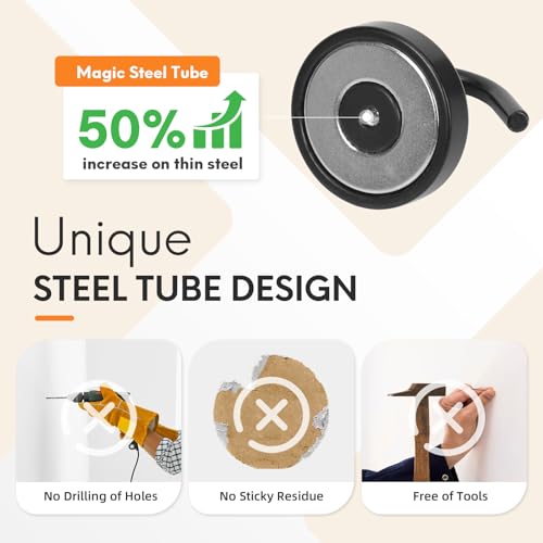 Magnetic Hooks Large Opening (6 Count)