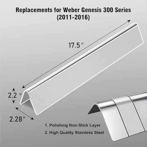 17.5 Inch Flavorizer Bars for Weber Genesis 300 Series